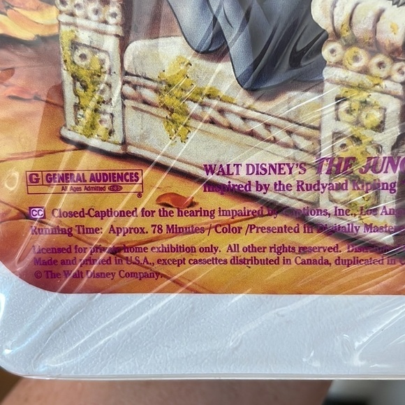 Disney Classics The Jungle Book VHS Tape Vintage Collectable. - Picture 5 of 16